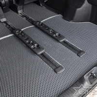Двухслойные коврики EVA на Toyota Vellfire I пр.руль (2008-2014) 2 ряд - 2 места