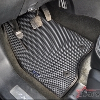 Двухслойные коврики EVA на Ford Explorer V рестайл 3 ряда (2015->) 