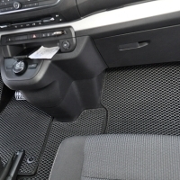 Автомобильные коврики EVA на Peugeot Traveller 7 мест, не Long (2016-2024)