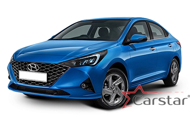 Автомобильные коврики EVA 3D для Hyundai Solaris II рестайл (2020->)